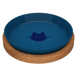 AI Talerzyk dla kota z podstawką Deep Sea Blue 18cm