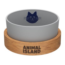 Animal Island Miska dla kota Cool Gray roz.S 900ml