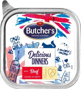 Butcher's Delicious Dinners kawałki z wołowiną w sosie 100g