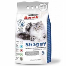 Żwirek dla kotów długowłosych Super Benek Shaggy, 5 l