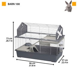 BARN 100 (x1) - klatka dla królików (WYPRZEDAŻ)