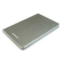 PowerBank PowerNeed P16000K (16000mAh; microUSB, miniUSB; kolor srebrny)
