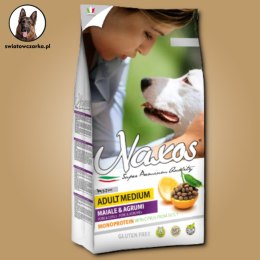 Naxos Adult Medium Wieprzowina Karma Bezglutenowa i Monobiałkowa dla psów ras średnich 12kg