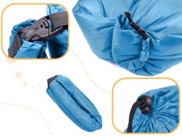 Lazy BAG SOFA łóżko leżak na powietrze błękitny 230x70cm