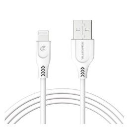 SOMOSTEL KABEL USB IPHONE 3.1A BIAŁY 3100MAH QUICK CHARGER QC 3.0 1M POWERLINE SMS-BT09 IPHONE