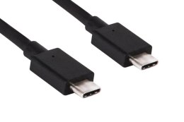 Kabel USB Club3D CAC-1522 USB 3.1 Type-C Cable 10Gbps 4K60Hz UHD PD 100W M/M 0.8m