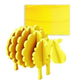 Filament do drukarek 3D Banach PLA 1kg - żółty