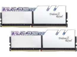 Pamięć DDR4 G.Skill Trident Z Royal Silver RGB 16GB (2x8GB) 3200MHz CL14 1,35V XMP 2.0 Podświetlenie LED