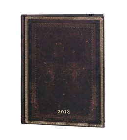 Kalendarz paperblanks 2018 Black Moroccan (Ultra; kolor brązowy)