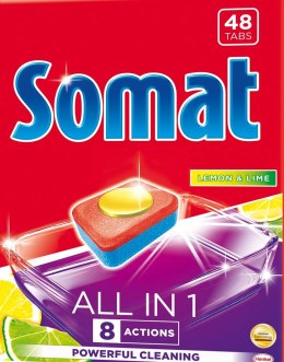 SOMAT Tabletki do zmywarki All-in-1 LemonLi 48szt
