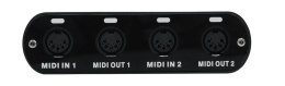 MIDIPLUS MIDI 2x2 - Interfejs USB / MIDI, 2 wejścia i 2 wyjścia