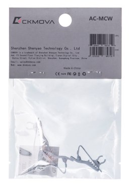 CKMOVA AC-MCW - Klipsy do mikrofonów lavalier (białe)