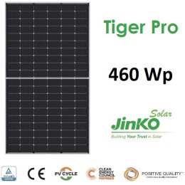 Paleta modułów paneli PV czarna rama 460W Jinko JKM460M-60HL4-V 1903x1134x30mm 36szt.