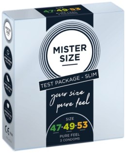 Prezerwatywy Mister.Size Testbox 47-49-53 3 Condoms