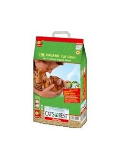 JRS Cat'S Best Original - drewniany żwirek dla kota (zbrylający) 17,2kg (WYPRZEDAŻ)