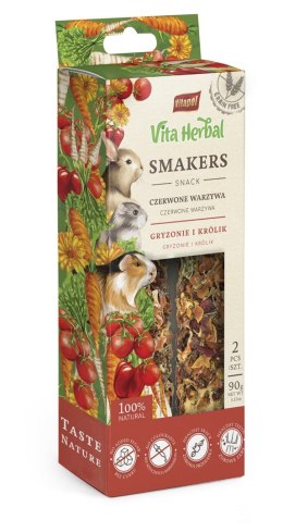 Vita Herbal Smakers czerwone warzywa dla gryzoni i królika op.2 szt