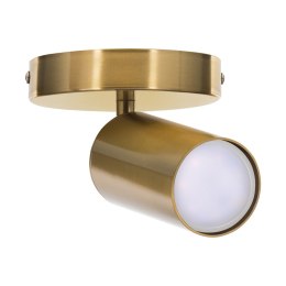 Kinkiet pojedynczy złoty sufitowy ścienny Activejet SPECTRA reflektor GU10 do salonu (WYPRZEDAŻ)
