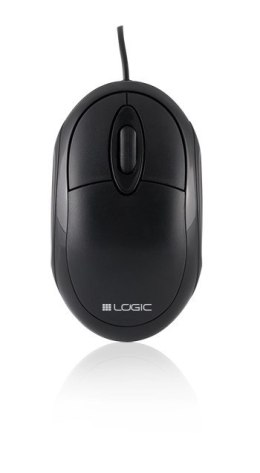 Mysz LOGIC LM-11 M-LC-LM11 (optyczna; 1000 DPI; kolor czarny)