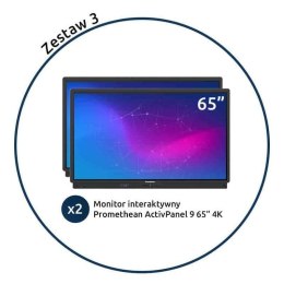 Zestaw interaktywny Wariant 3 - 2x Monitor interaktywny Promethean AP 9