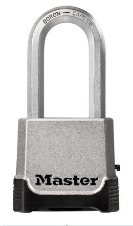Kłódka z kluczem i szyfrem MasterLock M176EURDLH