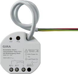 GIRA KNX Aktor przełączająco/żaluzjowy 2-kanałowy z 3 wej. binarnymi Gira One 5062 00