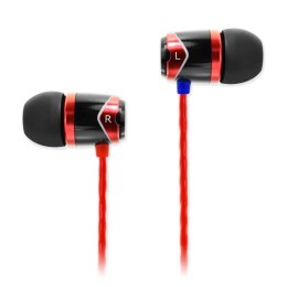 SoundMagic E10 czerwone - słuchawki przewodowe