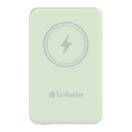 Powerbank Verbatim Charge 'n' Go Magnetic Wireless 10000mAh USB-C PD 3.0 Green