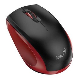 Mysz bezprzewodowa Genius NX-8006S Red Cichy Klik, sensor Blue-Eye, symetryczna