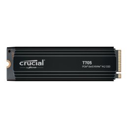 Dysk SSD Crucial T705 1TB M.2 PCIe 5.0 x4 NVMe 2.0 2280 (13600/10200MB/s) z radiatorem