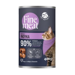 FINE MEAT Danie z indyka dla kota 400 g