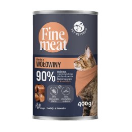FINE MEAT Danie z wołowiny dla kota 400 g