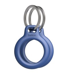 2-PACK SECURE HOLDER W/ KEY RIN/F/ APPLE AIRTAG BLUE