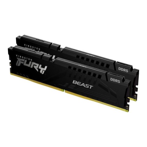 Pamięć DDR5 Kingston FURY Beast 64GB (2x32GB) 6000MHz CL40 1,35V Black XMP