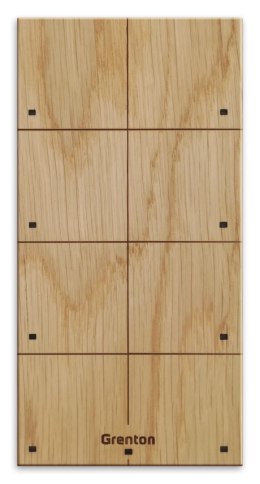 Panel dotykowy TOUCH PANEL 8B jasne drewno z ikonami Grenton