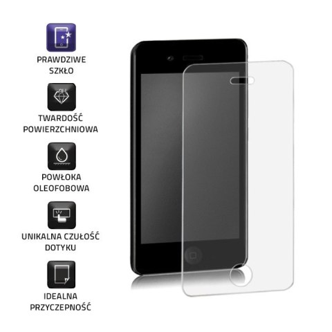 Qoltec Hartowane szkło ochronne PREMIUM do Apple iPhone 4/4s Qoltec Hartowane szkło ochronne PREMIUM do Apple iPhone 4/4s