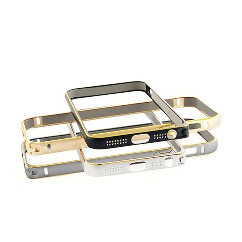 Qoltec Ramka ochronna na Apple iPhone 5/5s | srebrna | aluminiowa Qoltec Ramka ochronna na Apple iPhone 5/5s | srebrna | aluminiowa