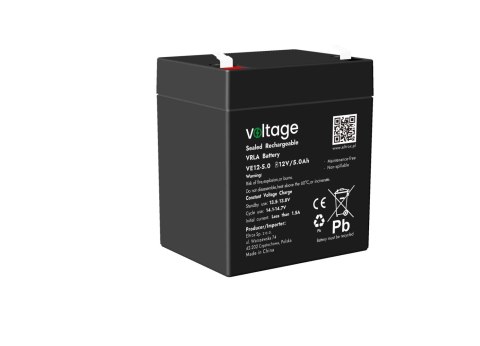 Akumulator AGM Voltage 12V 5.0Ah VE12-5.0 Akumulator AGM Voltage 12V 5.0Ah VE12-5.0