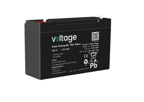 Akumulator AGM Voltage 6V 12Ah VE6-12 Akumulator AGM Voltage 6V 12Ah VE6-12