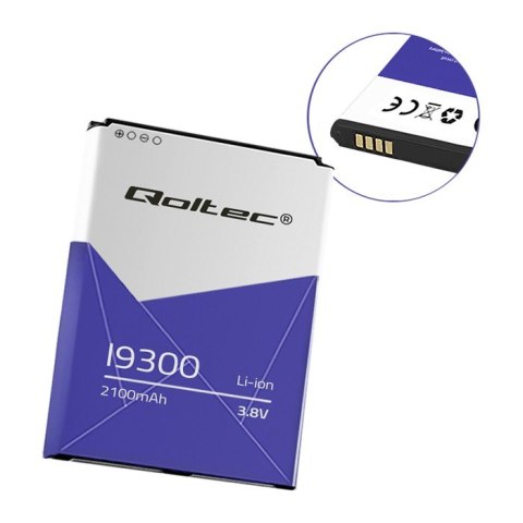 Qoltec Bateria do Samsung Galaxy SIII I9300 | 2100mAh Qoltec Bateria do Samsung Galaxy SIII I9300 | 2100mAh