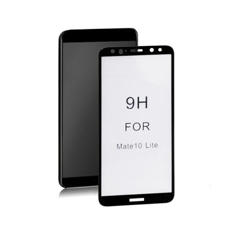 Qoltec Hartowane szkło ochronne PREMIUM do Huawei Mate 10 Lite | 5D | PEŁNE | CZARNE Qoltec Hartowane szkło ochronne PREMIUM do Huawei Mate 10 Lite | 5D | PEŁNE | CZARNE