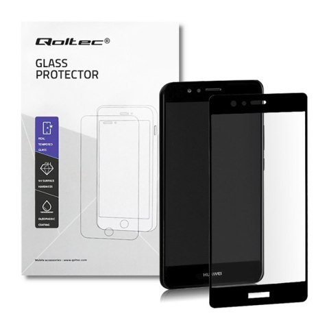 Qoltec Hartowane szkło ochronne PREMIUM do Huawei P9 | PEŁNE | CZARNE Qoltec Hartowane szkło ochronne PREMIUM do Huawei P9 | PEŁNE | CZARNE