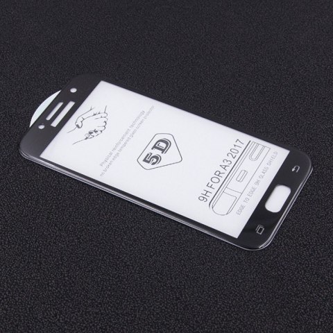 Qoltec Hartowane szkło ochronne PREMIUM do Samsung Galaxy A3 2017 | 5D | CZARNE | PEŁNE Qoltec Hartowane szkło ochronne PREMIUM do Samsung Galaxy A3 2017 | 5D | CZARNE | PEŁNE