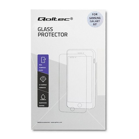 Qoltec Hartowane szkło ochronne PREMIUM do Samsung Galaxy S7 | PEŁNE Qoltec Hartowane szkło ochronne PREMIUM do Samsung Galaxy S7 | PEŁNE