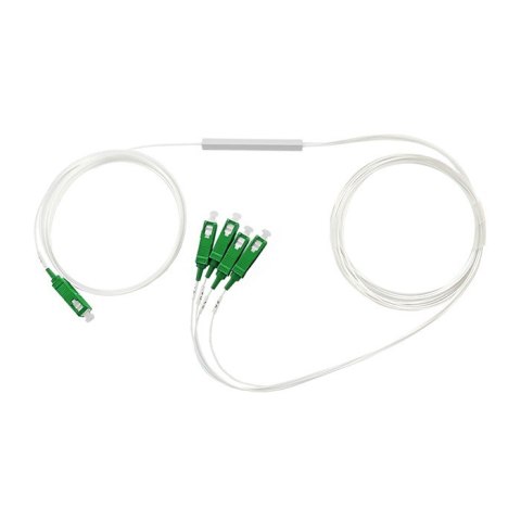 Qoltec Splitter 1x4 | SC/APC - SC/APC | G.657A | Singlemode | 0.9 mm Qoltec Splitter 1x4 | SC/APC - SC/APC | G.657A | Singlemode | 0.9 mm