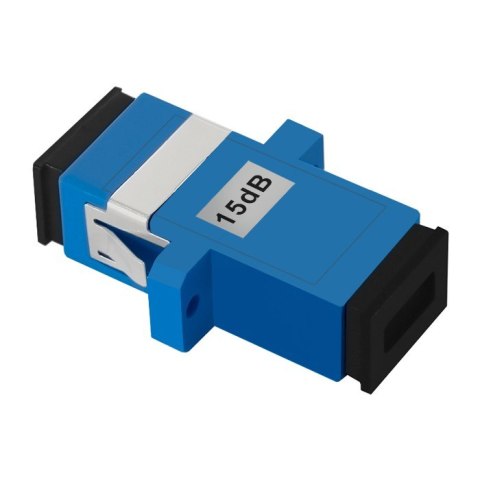 Qoltec Tłumik światłowodowy SC/UPC (F) - SC/UPC (F) | Singlemode | 15dB Qoltec Tłumik światłowodowy SC/UPC (F) - SC/UPC (F) | Singlemode | 15dB