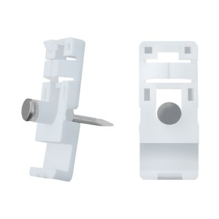 Qoltec Uchwyt / Klip do kabli | 15x13mm | naścienny