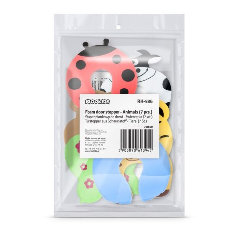STOPER DO DRZWI RICOKIDS 798600 7 SZT ZWIERZAKI