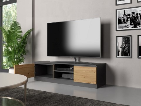 Szafka RTV 140x40xH36 antracyt/artisan Szafka RTV 140x40xH36 antracyt/artisan
