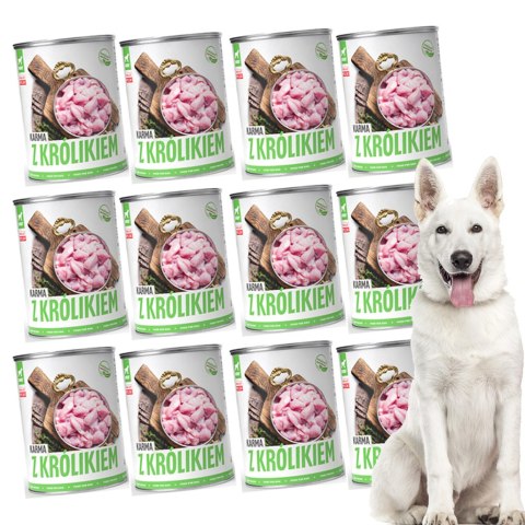 TUF TUF Mokra karma dla psa z królikiem 800g x 12szt. TUF TUF Mokra karma dla psa z królikiem 800g x 12szt.