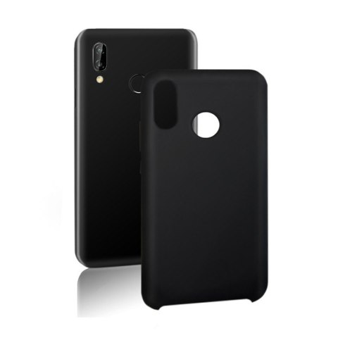Qoltec Etui na Huawei P20 Lite | Płynny Silikon |Czarne Qoltec Etui na Huawei P20 Lite | Płynny Silikon |Czarne